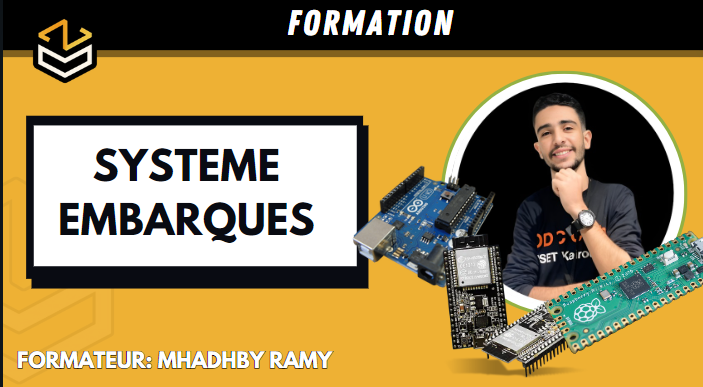 Formation en systèmes embarqués (Arduino , Raspberry 4 , Raspberry pico , Esp 32 )