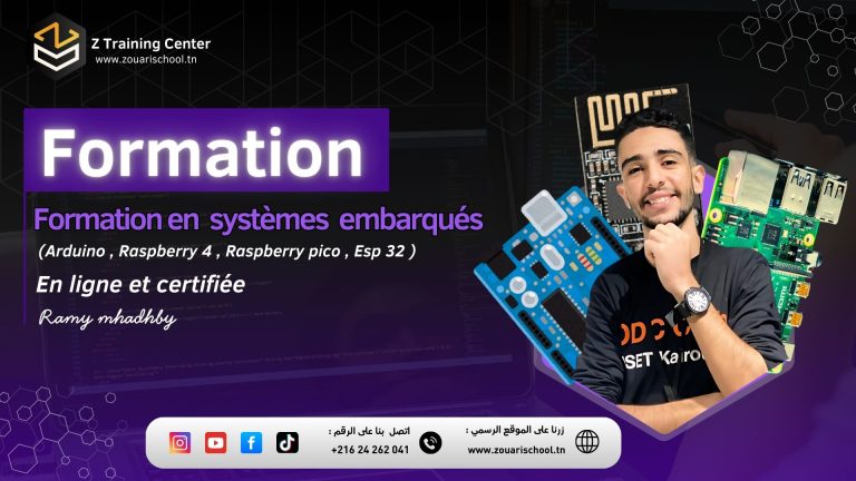 Formation en systèmes embarqués (Arduino , Raspberry 4 , Raspberry pico , Esp 32 )